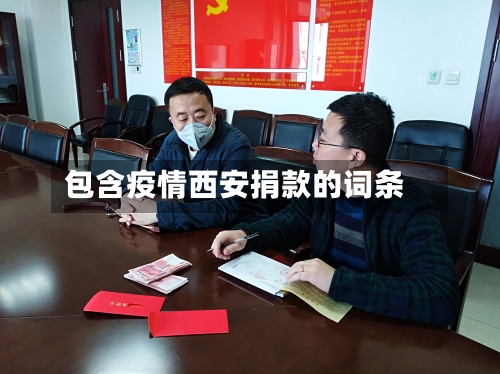 包含疫情西安捐款的词条