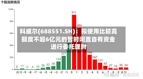 科威尔(688551.SH)：拟使用比较高额度不超6亿元的暂时闲置自有资金进行委托理财