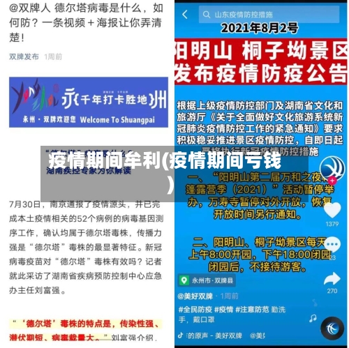 疫情期间牟利(疫情期间亏钱)