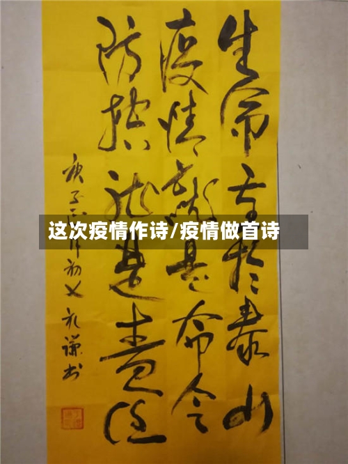 这次疫情作诗/疫情做首诗