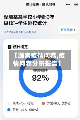【顾客疫情问卷,疫情问卷分析报告】