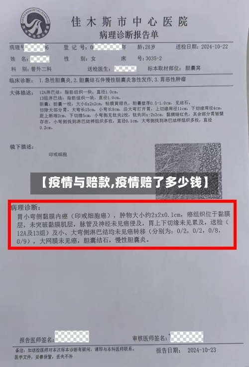 【疫情与赔款,疫情赔了多少钱】