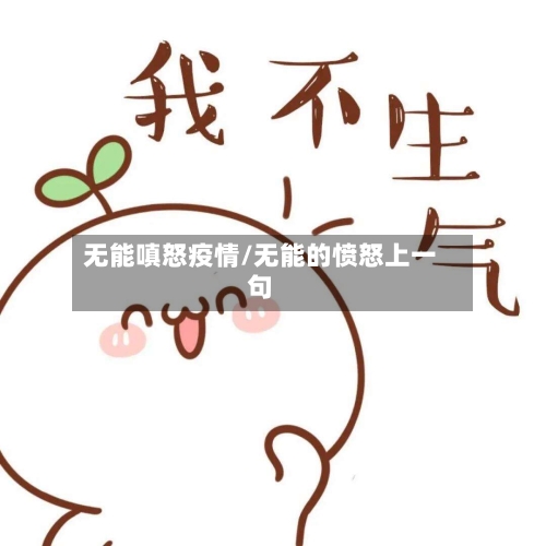 无能嗔怒疫情/无能的愤怒上一句
