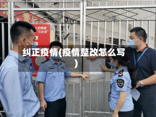 纠正疫情(疫情整改怎么写)