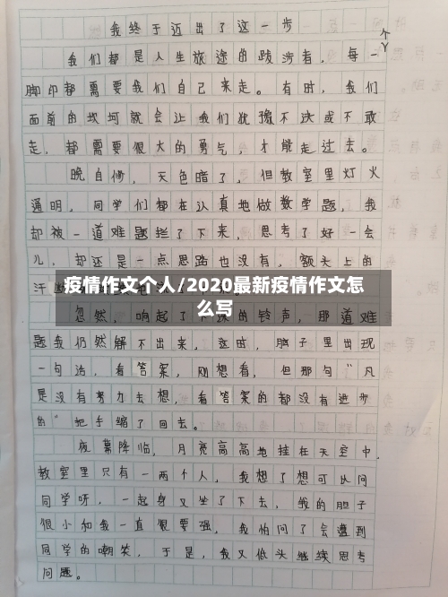 疫情作文个人/2020最新疫情作文怎么写