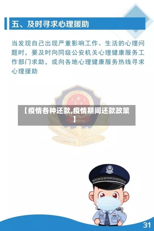 【疫情各种还款,疫情期间还款政策】