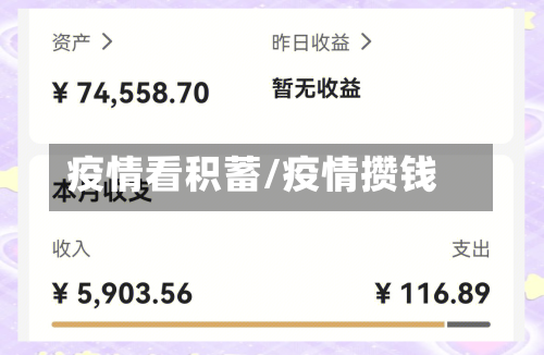 疫情看积蓄/疫情攒钱