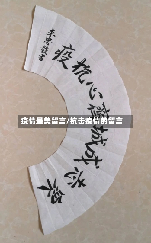 疫情最美留言/抗击疫情的留言
