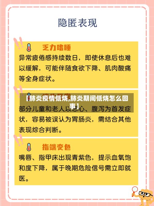 【肺炎疫情低烧,肺炎期间低烧怎么回事】
