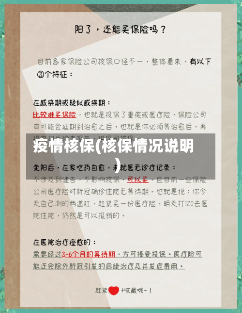 疫情核保(核保情况说明)