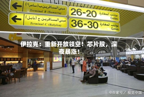 伊拉克：重新开放领空！芯片股，深夜暴涨！