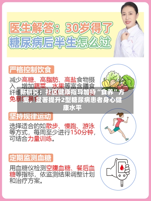 新研究：社区健康指导加持“食养”方案，显著提升2型糖尿病患者身心健康水平