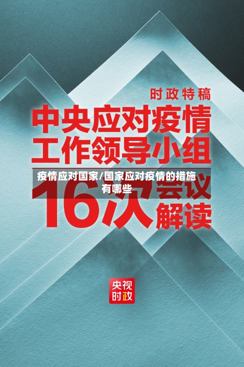 疫情应对国家/国家应对疫情的措施有哪些