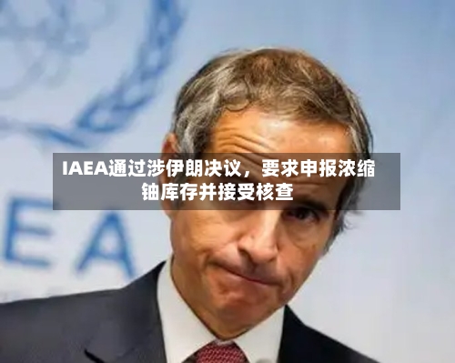 IAEA通过涉伊朗决议，要求申报浓缩铀库存并接受核查