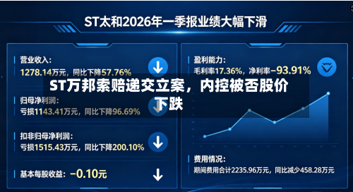 ST万邦索赔递交立案，内控被否股价下跌