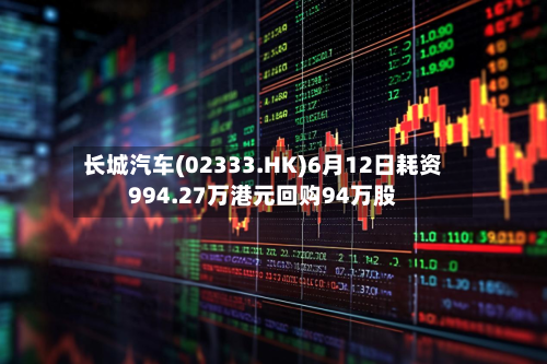 长城汽车(02333.HK)6月12日耗资994.27万港元回购94万股