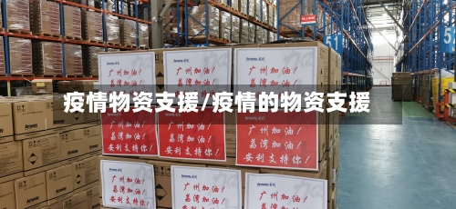 疫情物资支援/疫情的物资支援