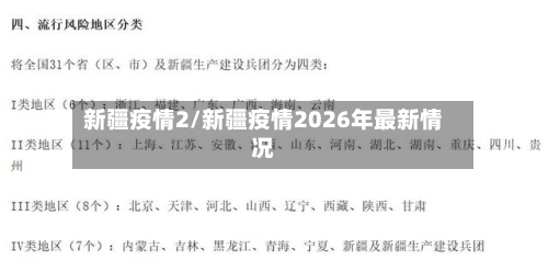 新疆疫情2/新疆疫情2026年最新情况