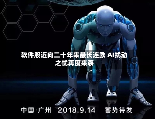 软件股迈向二十年来最长连跌 AI扰动之忧再度来袭
