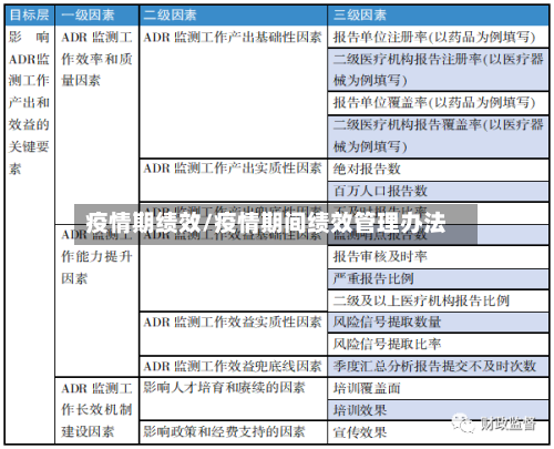 疫情期绩效/疫情期间绩效管理办法