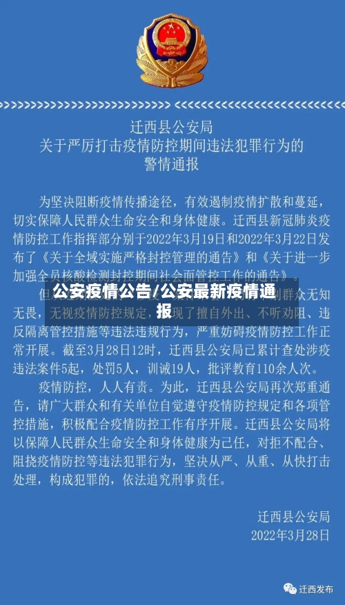 公安疫情公告/公安最新疫情通报