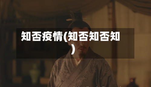 知否疫情(知否知否知)