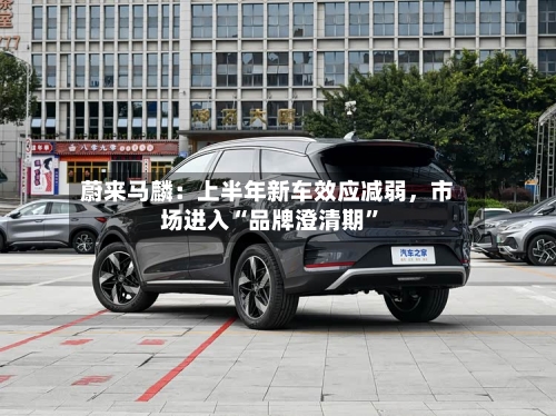 蔚来马麟：上半年新车效应减弱，市场进入“品牌澄清期”