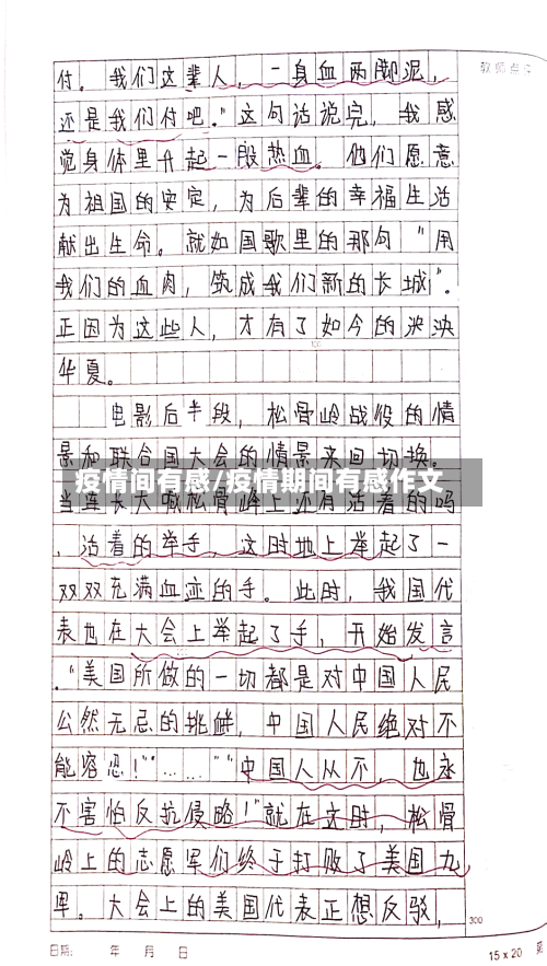 疫情间有感/疫情期间有感作文