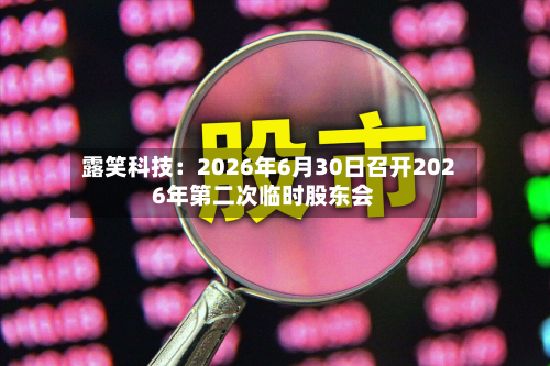 露笑科技：2026年6月30日召开2026年第二次临时股东会