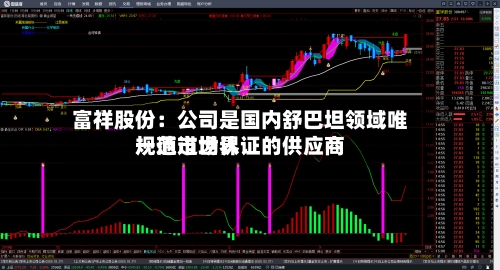 富祥股份：公司是国内舒巴坦领域唯一通过世界规范市场认证的供应商