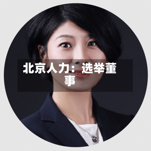 北京人力：选举董事