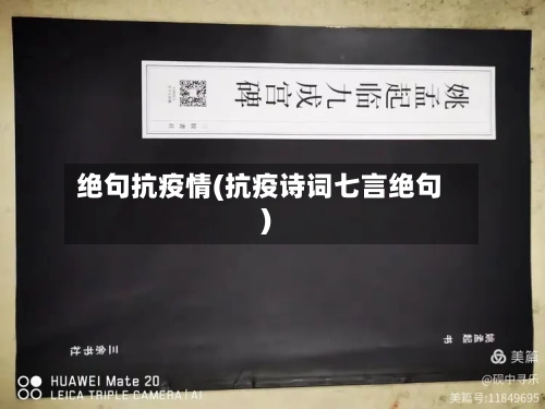 绝句抗疫情(抗疫诗词七言绝句)