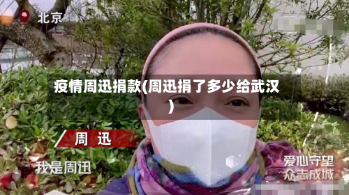 疫情周迅捐款(周迅捐了多少给武汉)