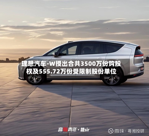 理想汽车-W授出合共3500万份购股权及555.72万份受限制股份单位