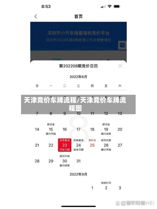 天津竞价车牌流程/天津竞价车牌流程图