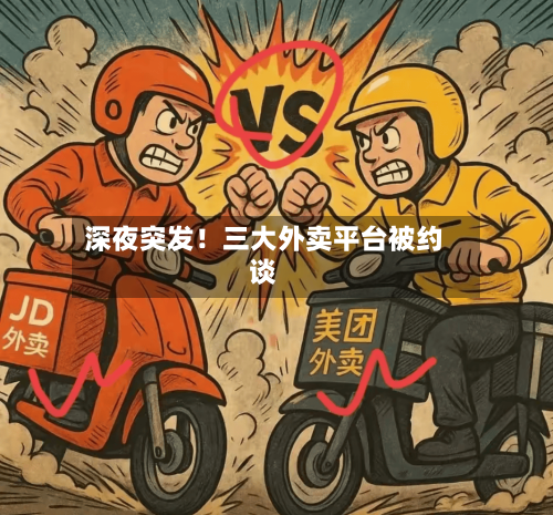 深夜突发！三大外卖平台被约谈