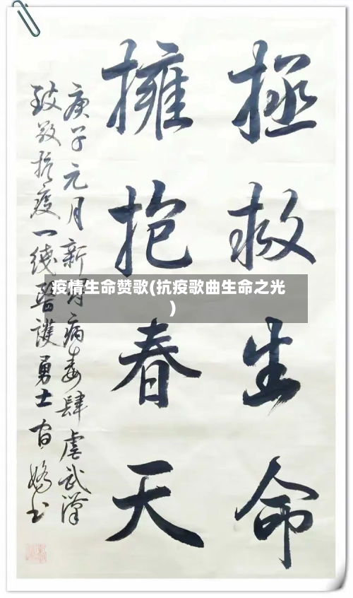 疫情生命赞歌(抗疫歌曲生命之光)