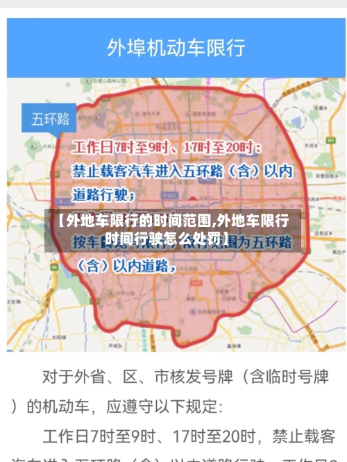 【外地车限行的时间范围,外地车限行时间行驶怎么处罚】