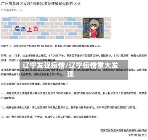 辽宁发现疫情/辽宁疫情重大发现