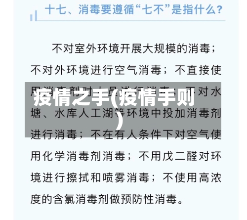 疫情之手(疫情手则)