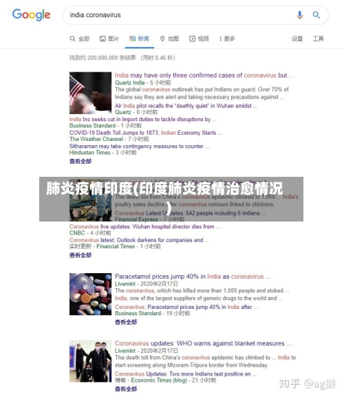 肺炎疫情印度(印度肺炎疫情治愈情况)