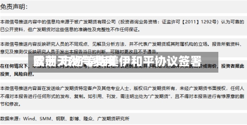 欧洲天然气费用震荡 市场等待美伊和平协议签署
