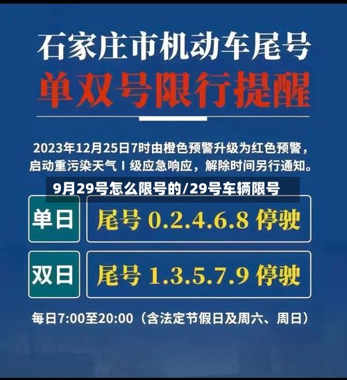 9月29号怎么限号的/29号车辆限号