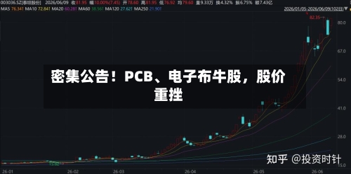 密集公告！PCB、电子布牛股，股价重挫