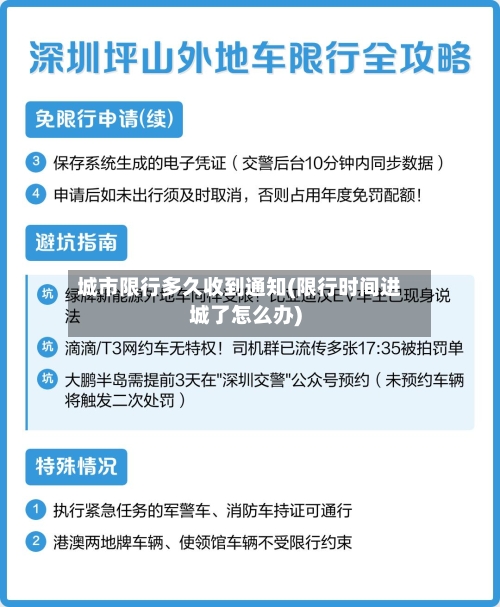 城市限行多久收到通知(限行时间进城了怎么办)