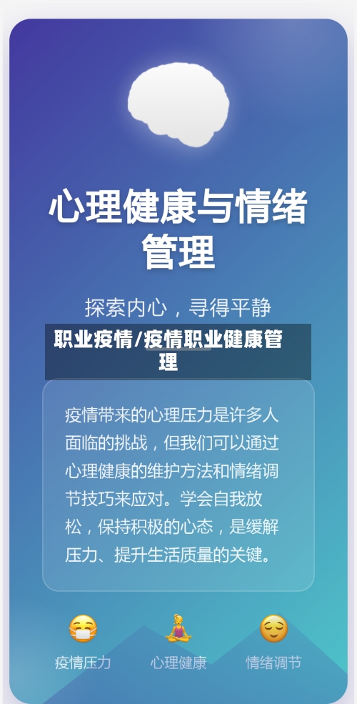职业疫情/疫情职业健康管理