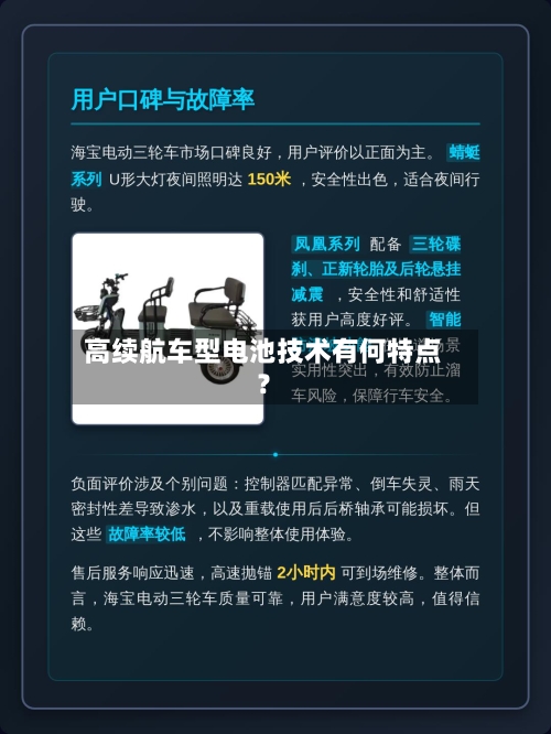 高续航车型电池技术有何特点？