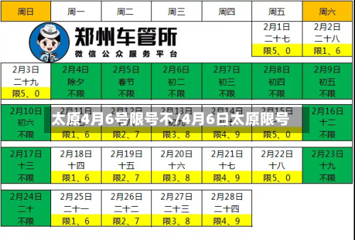 太原4月6号限号不/4月6日太原限号