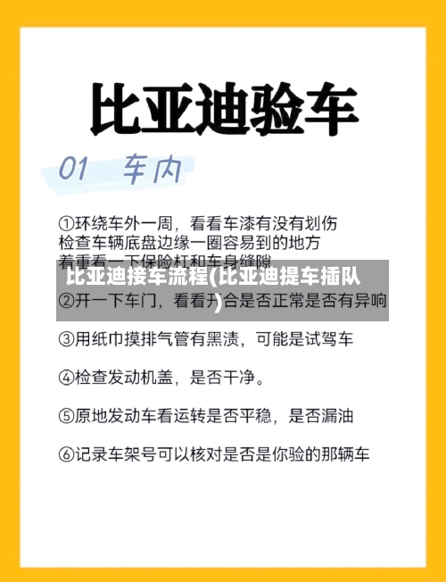 比亚迪接车流程(比亚迪提车插队)
