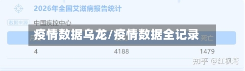 疫情数据乌龙/疫情数据全记录